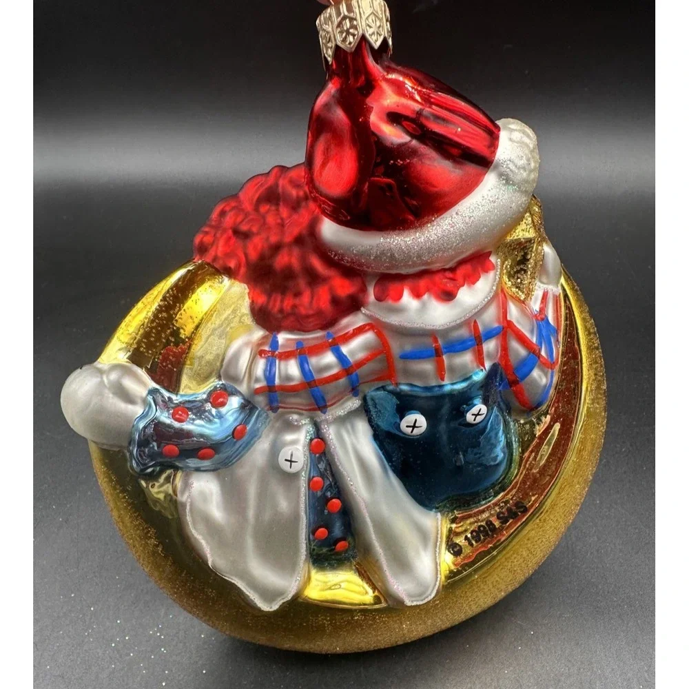 KURT ADLER POLONAISE RAGEDY ANN‎ & ANDY ON THE MOON ORNAMENT AP887 6